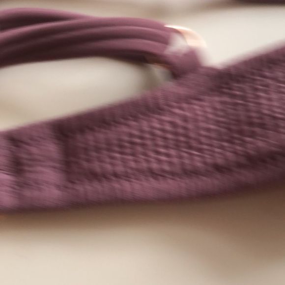 Pink Ribbed Bikini Top | Shade & Shore/32 B gold tone sliders and back hook/NWOT - Picture 8 of 10